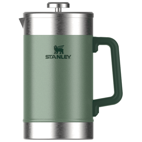 ClassicStayHotFrenchPress48ozHammertoneGreen 1