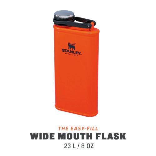 Stanley TheEasy FillWideMouthFlask0.23L 8OZ BlazeOrange 2