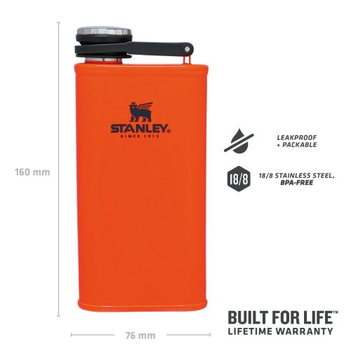 Stanley TheEasy FillWideMouthFlask0.23L 8OZ BlazeOrange 3