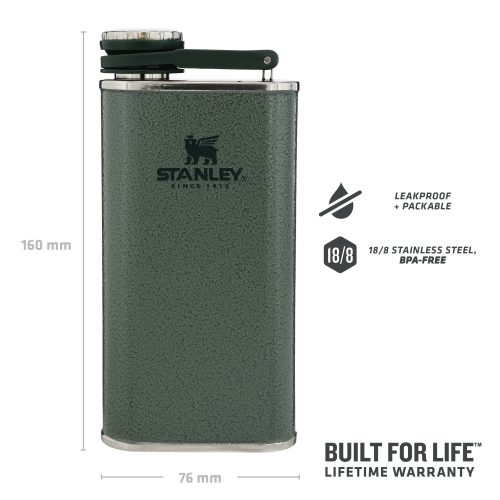 Stanley TheEasy FillWideMouthFlask0.23L 8OZ HammertoneGreen 3