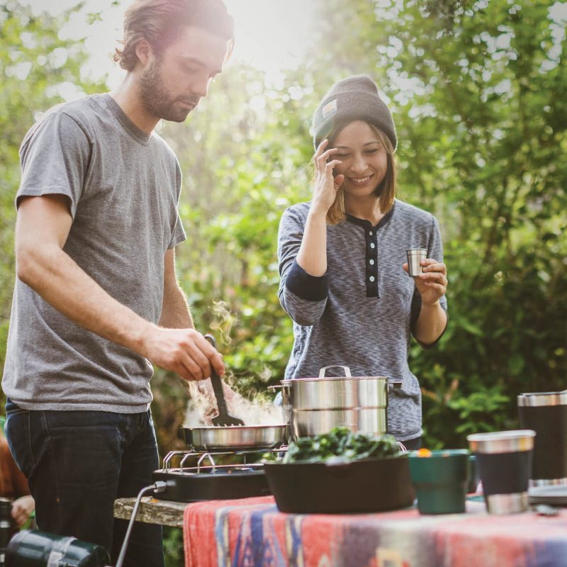 Stanley TheFullKitchenBaseCampCookSet3.5L 3.7QT LifestyleImage 2