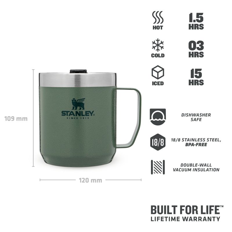 Stanley TheLegendaryCampMug0.35L 12OZ HammertoneGreen 3 0efe8e73 d460 4693 8851 c8dcfcd7847e