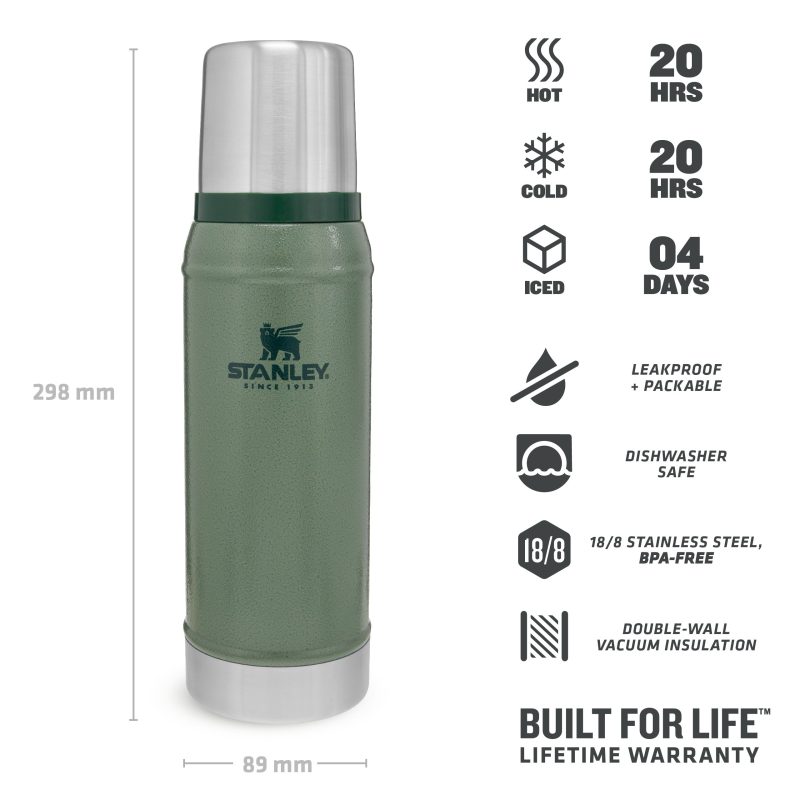 Stanley TheLegendaryClassicBottle0.75L 25OZ HammertoneGreen 3