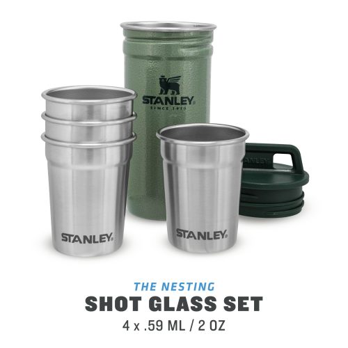 Stanley TheNestingShotGlassSet59ML 2OZ HammertoneGreen 2