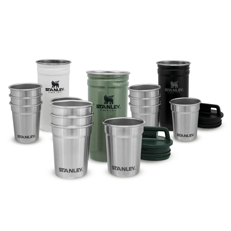 Stanley TheNestingShotGlassSet59ML 2OZ HammertoneGreen 4