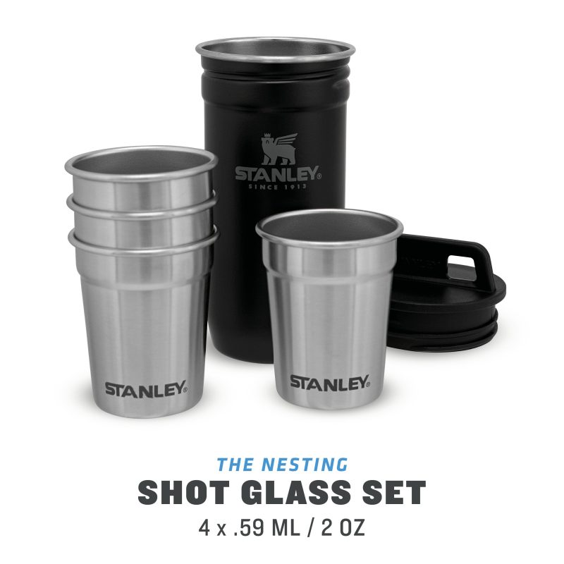 Stanley TheNestingShotGlassSet59ML 2OZ MatteBlack 2