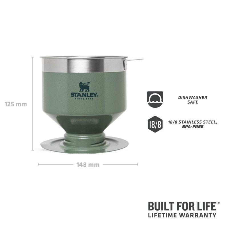 Stanley ThePerfect BrewPourOver HammertoneGreen 3