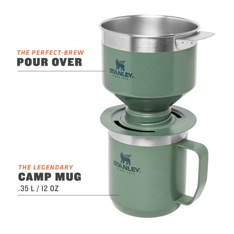 Stanley ThePerfect BrewPourOver HammertoneGreen 6