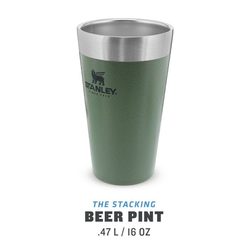 Stanley TheStackingBeerPint0.47L 16OZ HammertoneGreen 2