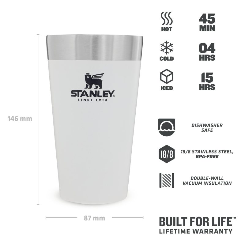 Stanley TheStackingBeerPint0.47L 16OZ Polar 3