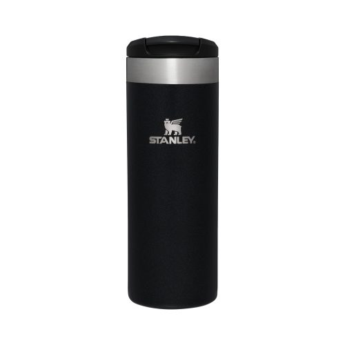 TheAerolightTransitMug 0.47L 16OZ BlackMetallic FrontView