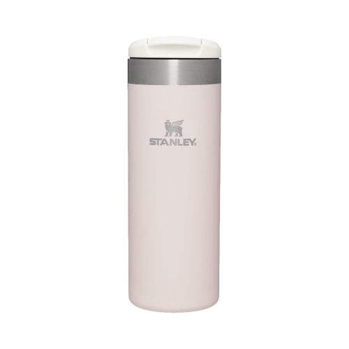 TheAerolightTransitMug 0.47L 16OZ RoseQuartzMetallic FrontView