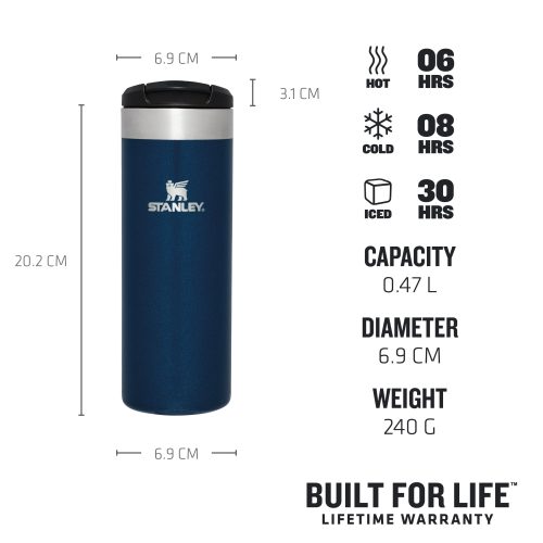 TheAerolightTransitMug 0.47L 16OZ RoyalBlueMetallic USPs Thermals