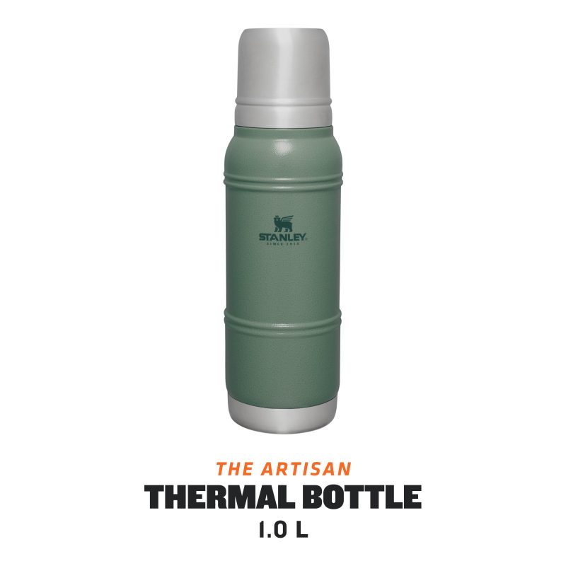 TheArtisanThermalBottle1.0L 1.1QT HammertoneGreen ProductName