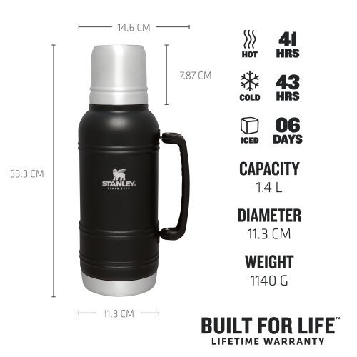 TheArtisanThermalBottle1.4L 1.5QT BlackMoon USPs Thermals