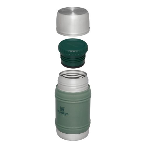 TheArtisanThermalFoodJar.50L 17oz HammertoneGreen ExplodedView