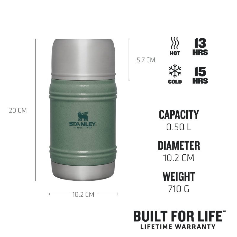 TheArtisanThermalFoodJar.50L 17oz HammertoneGreen USPs Thermals