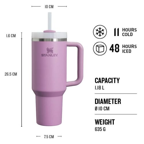 TheQuencherH2.OFlowState Tumbler 1.18L Lilac USPs Thermals