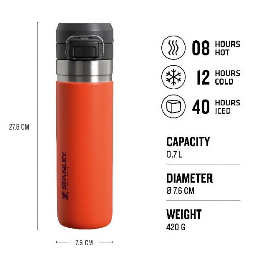 TheQuick FlipWaterBottle 0.7L USPs Thermals c89e0dc0 3515 4b72 b68a 33d7e176266a