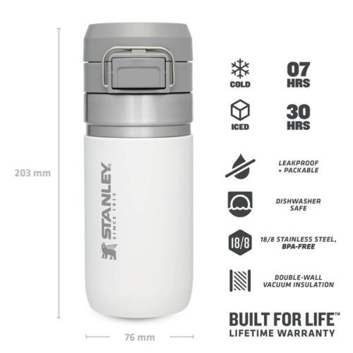 Web LIfestyle Stanley TheGOQuick FlipWaterBottle0.47L 16OZ Polar 3