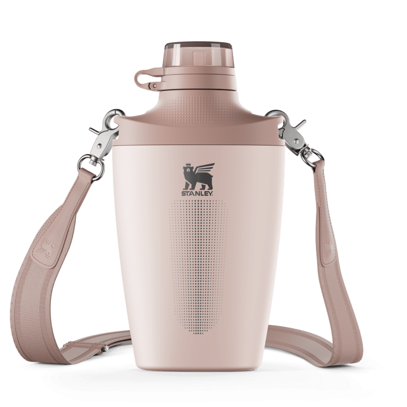 Stanley Crossbody Water Bottle in Rose Quartz Pink