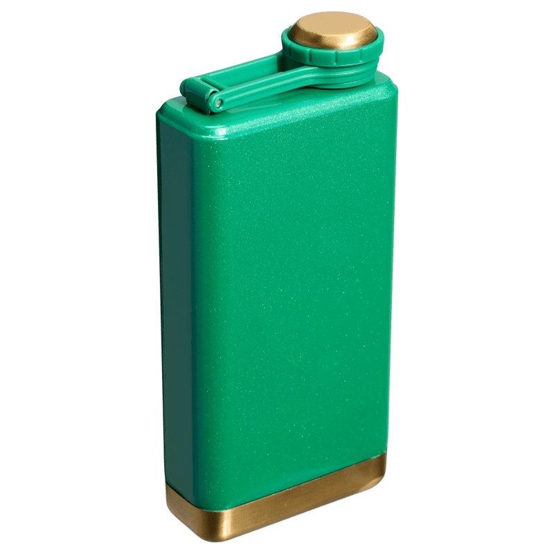 Web PNG Square ThePrePartyFlask8OZ ShamrockGreen HeroBack e307f8a2 152d 4770 8a9f 728731cc6af8